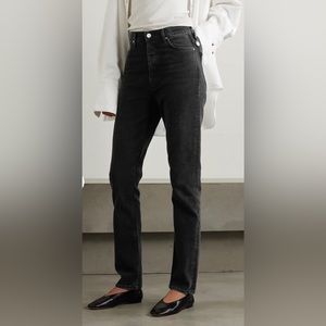 GOLDSIGN Lawler high-rise slim-leg jeans size 23